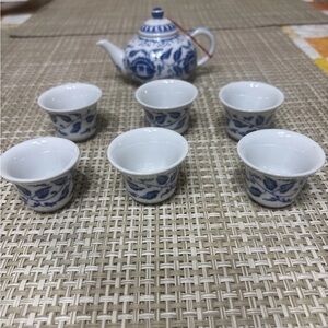 Vintage Fine Porcelain Miniature Tea Set